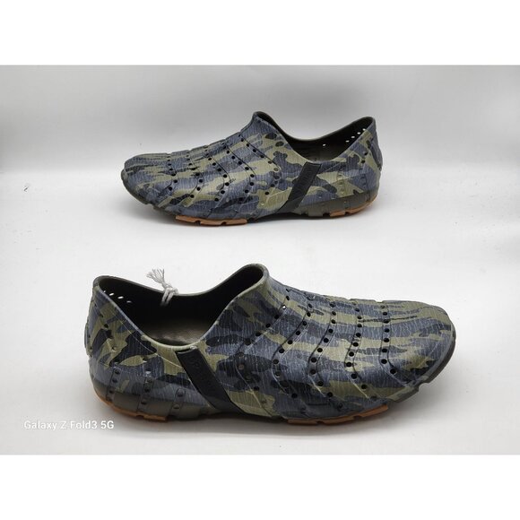 Sperry Water Strider Clog Mens Olive Green Camo Sandal Slip On Comfort Size 7 - Picture 4 of 10